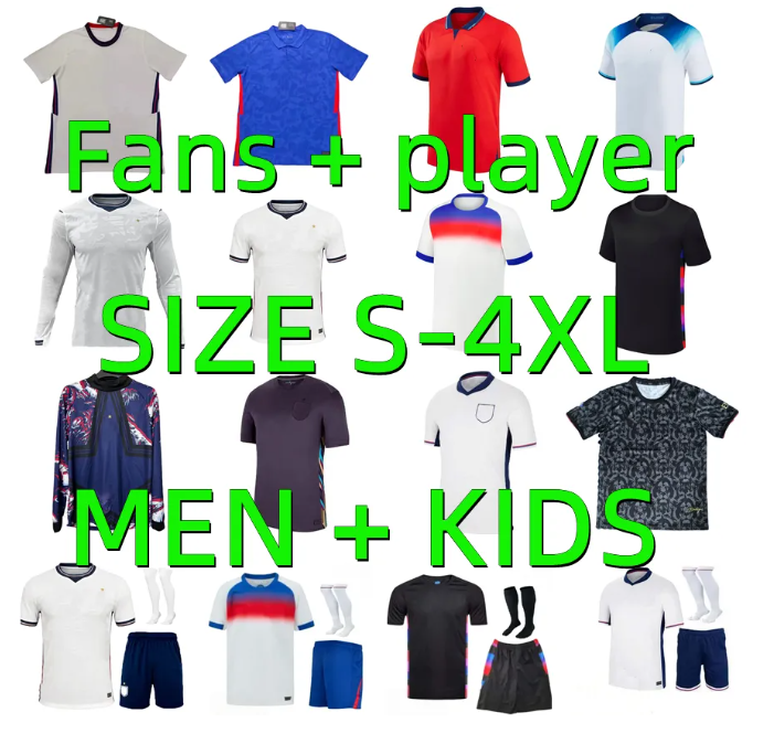 2025 2026 KANE FODEN ENGlANDS Soccer Jerseys 20 21 22 23 24 25 STERLING SAKA RASHFORD SANCHO MOUNT GREALISH men kids kit football Shirt Long sleeved player version
