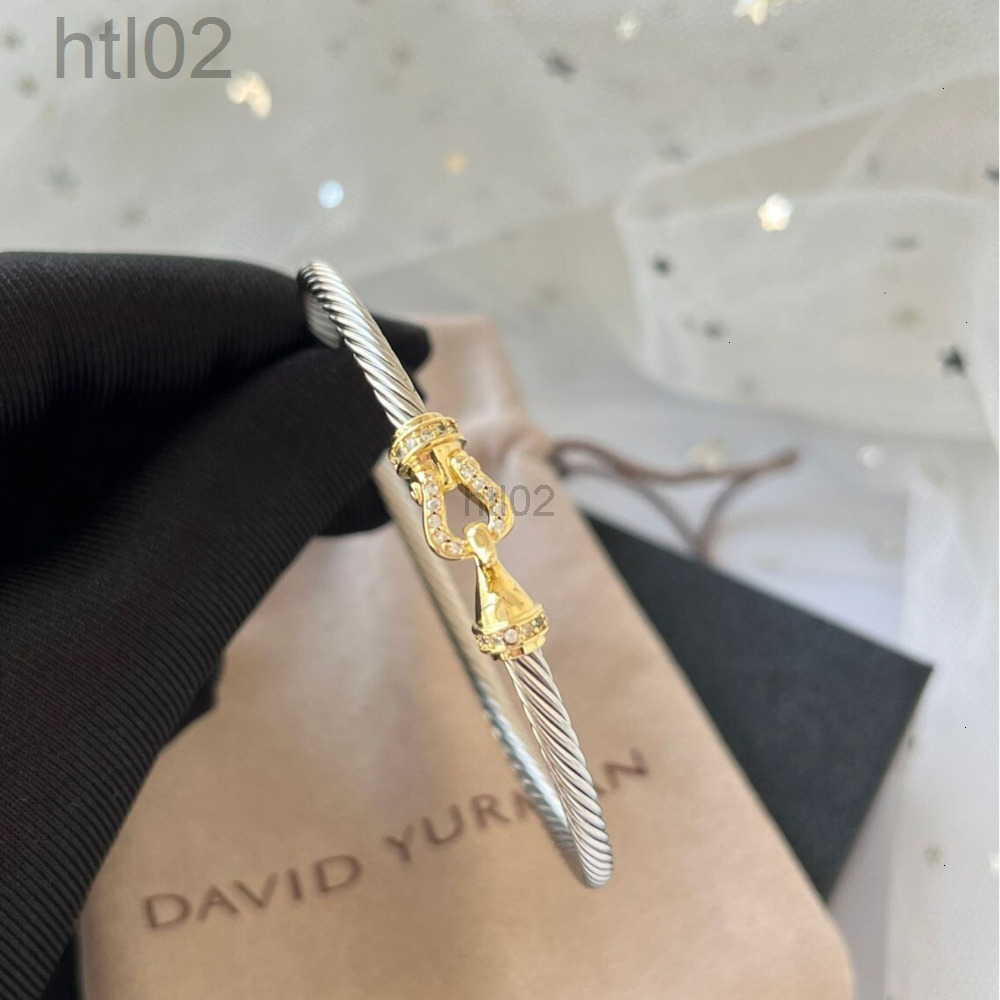Designer David Jewelry Yurmon Yurmanbracelet Bracelet Classical Casual High Quality Ring Advanced Light Bracele Wire Bracelets Fashion Black