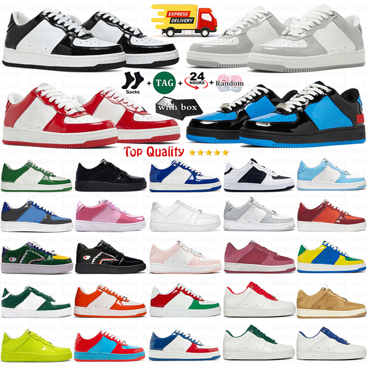 With box Designer Shoe Platform Sneakers Mens Womens Low Black Camo Patent Leather Camouflage Skateboarding Jogging Sports Trainers Scarpe Schuhe Des Chaussures