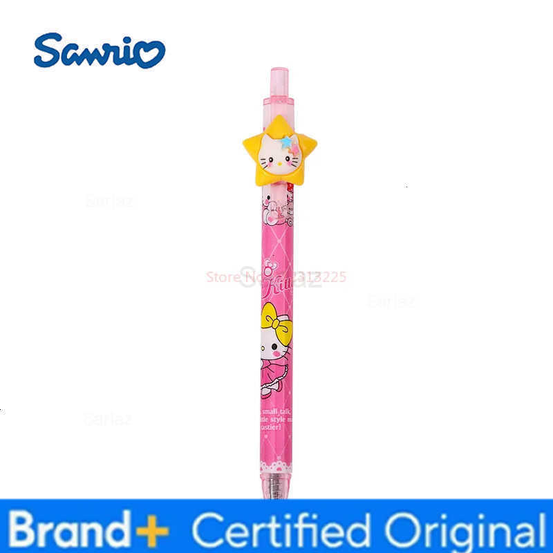 Sanrio 12-36pcs New Hello Kitty Gel Pen Cartoon Cute Cat Resin Patch Press Neutral Pen Student Writing Stationery Christmas Gift H251231