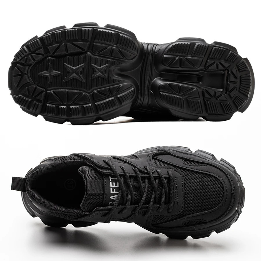 Work Sneakers Steel Toe Shoes Men Puncture-Proof Work Shoes Boots Fashion Indestructible Footwear Security 251226