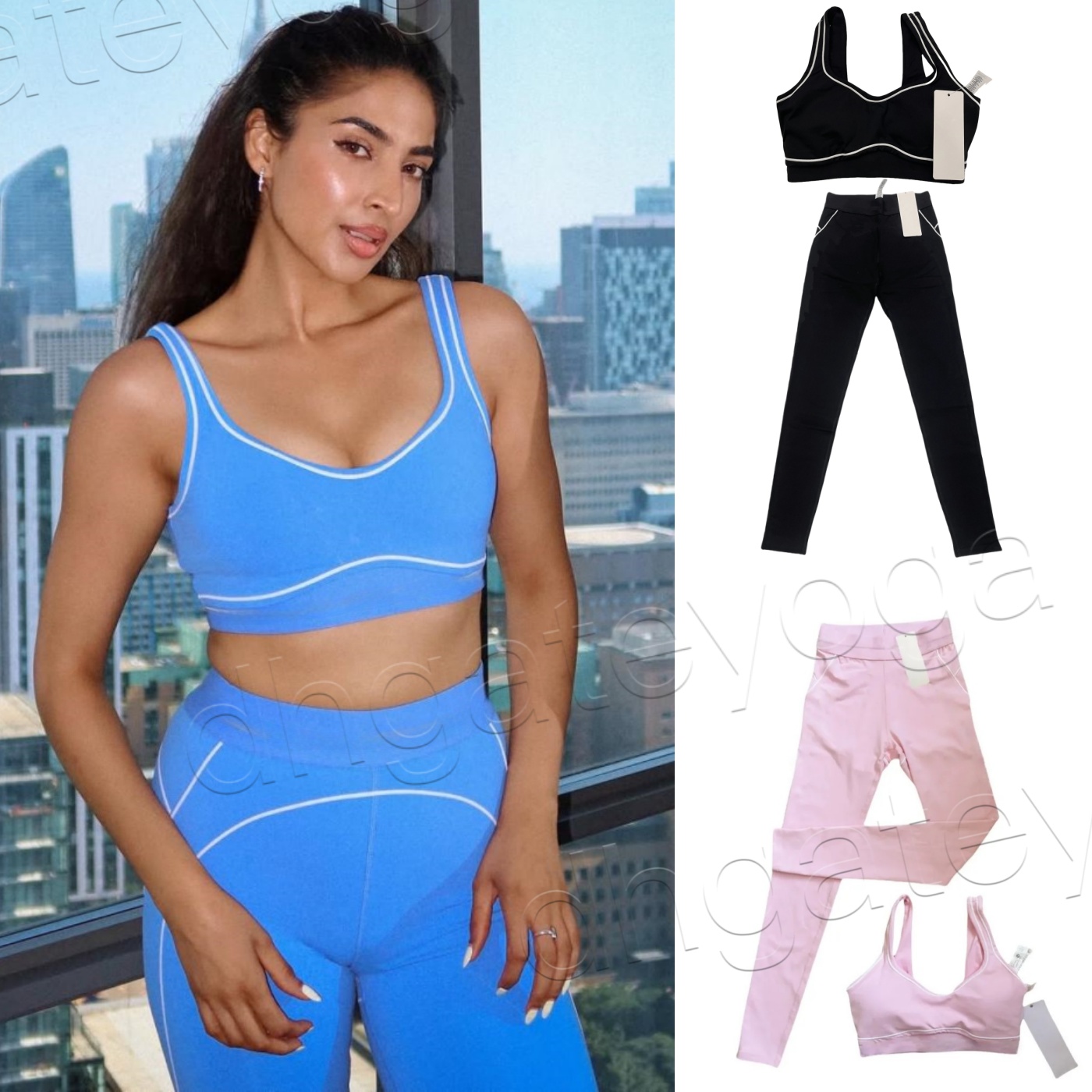 gym set workout set yoga sets Yoga Suits pant And bra Sets Sports Heart Throb Legging+Shorts White-Striped Fitness Pilates Workout Quick-Drying High women