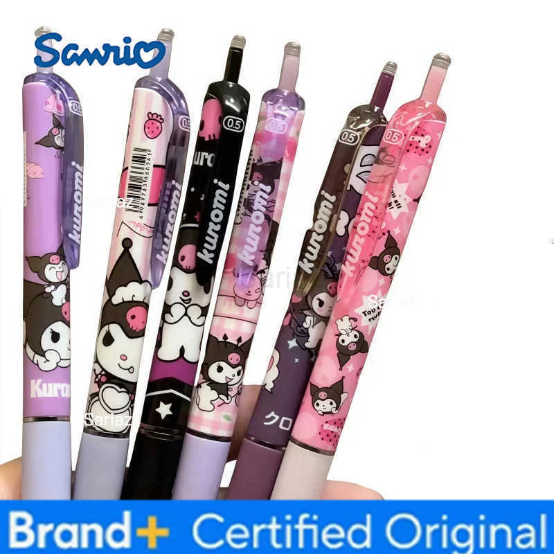 Sanrio click pen Kuromi cartoon pattern high-looking 05 quick-drying writing pen students only brush question gel pen wholesale H251231