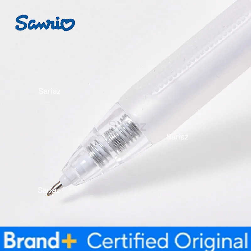 Sanrio Acrylic Series Click Gel Pen Cute Kawaii Writing Pen Student Study Stationery Journal Note Taking Gel Ink Pen H251231