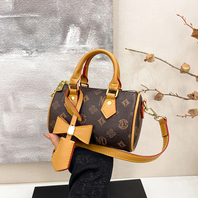 2026 Monogram Pillow Bag for Women, Large Retro Crossbody Shoulder Bag & Handheld Tote