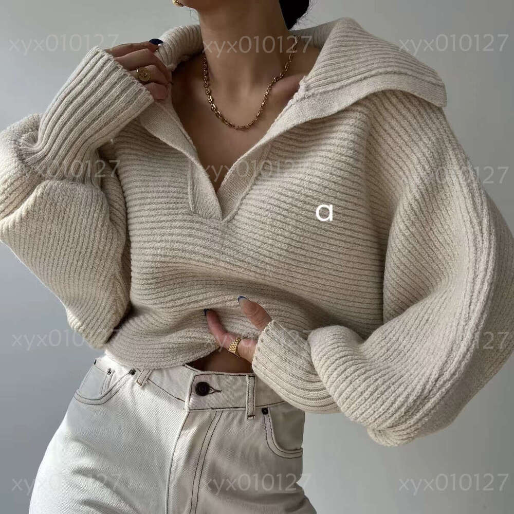 Women Pullover Fiess Autumn Sweater Woolen Knit Outdoor Jogging Loose Womens Long Sleeve Sweatshirts Turn-down Collar alonessitys set women men clothes