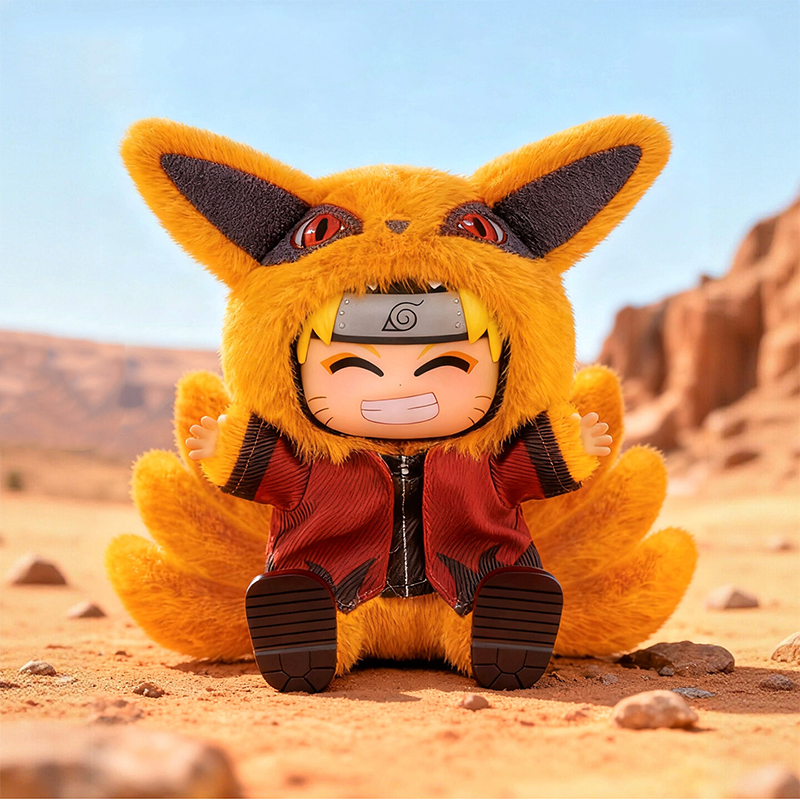 Plush Pendant Blind Box Naruto Plush Naruto Orochimaru Tsunade Sitting Series Vinyl 6PCS Blind Box Gift Pendant Children's Gift