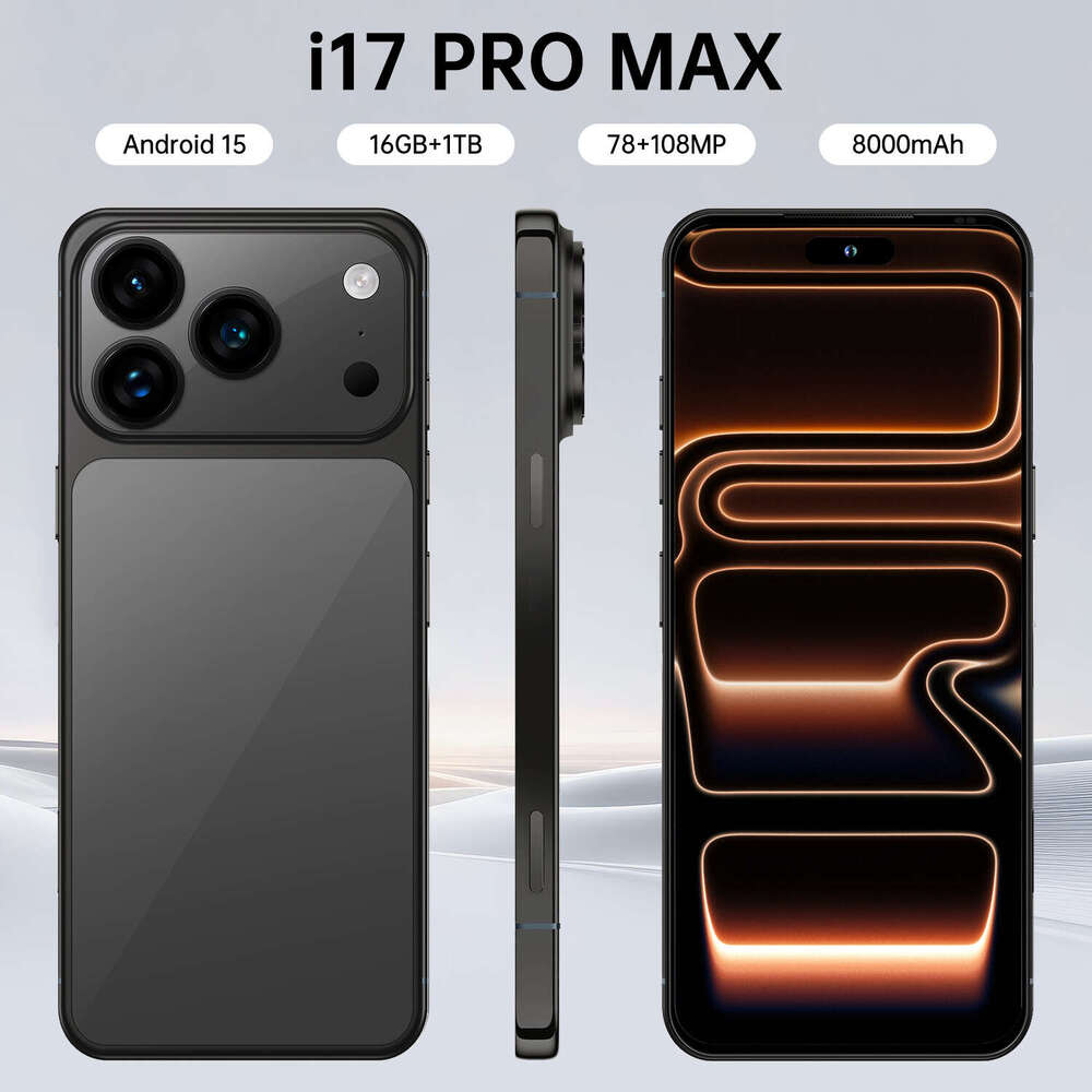 New i17 Pro Max Cross border Phone from a Renowned Brand, 7.3-inch 16+1TB Android Smartphone, Manufacturer Direct Sales CKS