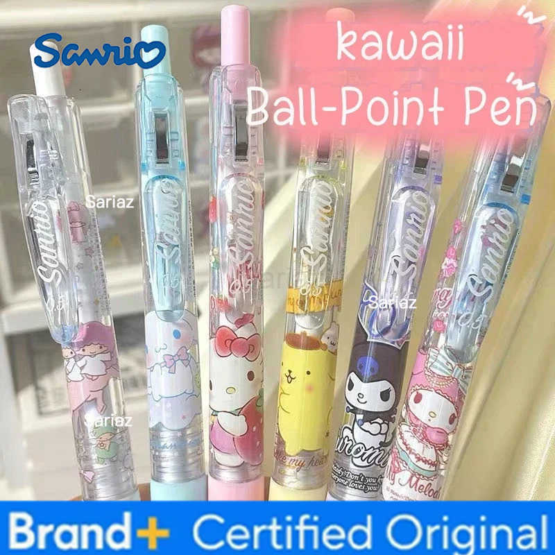 Sanrio latest limited edition set 6 pieces school supplies gifts for boys and girls black quick drying and smooth gel pen H25123111