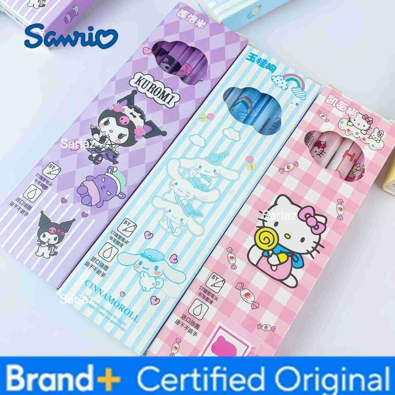 Sanrio 6 models a total of 24 4 Pcs/set limited edition high quality ST black 05mm gel pen kawaii stationery school office supplies H251231