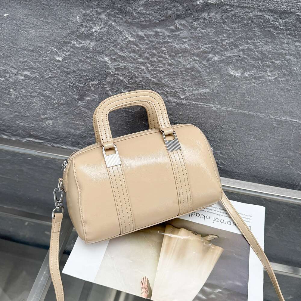 Luxury shoulder bag handbag Hobo large capacity Boston bag crossbody bag top layer cowhide explosive pattern women's bag simple leather SENYY