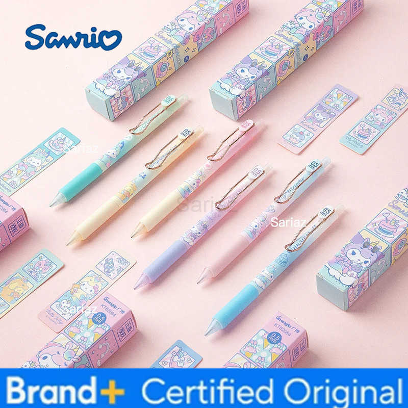 Sanrio 24 pcs/lot Kuromi Melody Cinnamoroll Mechanical Pencil Cute 05MM Drawing Writing Automatic Pen School Office Supplies H251231
