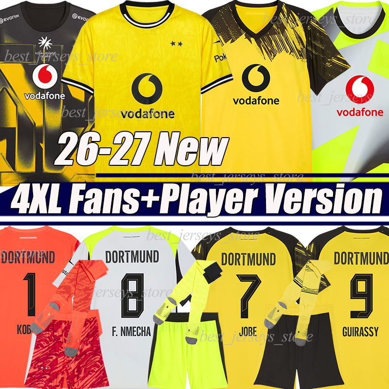 4XL 25/2026/27 DoRtmUnD soccer jerseys GUIRASSY BRANDT ADEYEMI BEIER F.NMECHA SVENSSON BENSEBAIN YAN COUTO CHUKWUEMEKA men kids kits socks sets football shirts