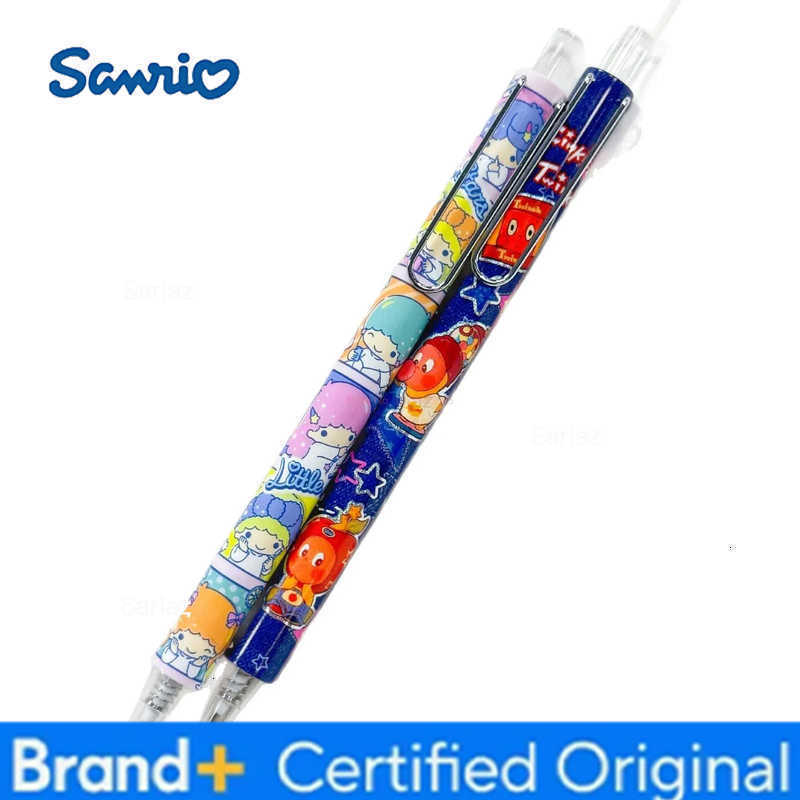 Sanrio 24pcs Binary Star Gel Pen Cartoon 05 Black Press Signature Pen Individually Packaged Student Stationery Wholesale H251231