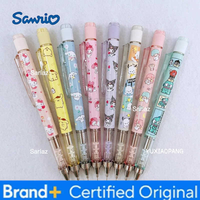 Sanrio Limited Edition Japan-made Automatic Pencil Shake Out 05mm Melody Kuromi Cinnamoroll Hangyodon Pochacco Anime Toys Gift H251231
