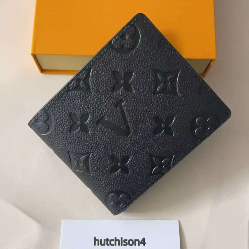 10A Paris style Designers Classic Mini Genuine Leather Card Holde luxurys designer Wallet men wallet with box