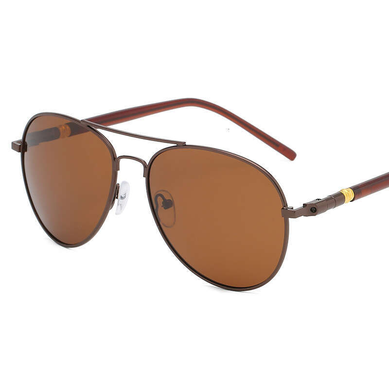 Designers Sunglass New Men's 209 Metal Spring Leg European and American Retro Polarized Sunglasses - view 5