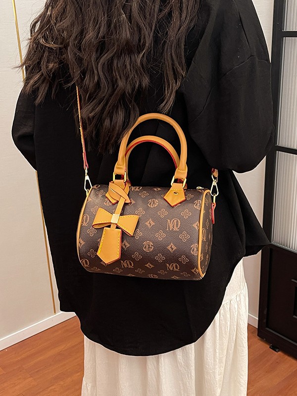 2026 Monogram Pillow Bag for Women, Large Retro Crossbody Shoulder Bag & Handheld Tote