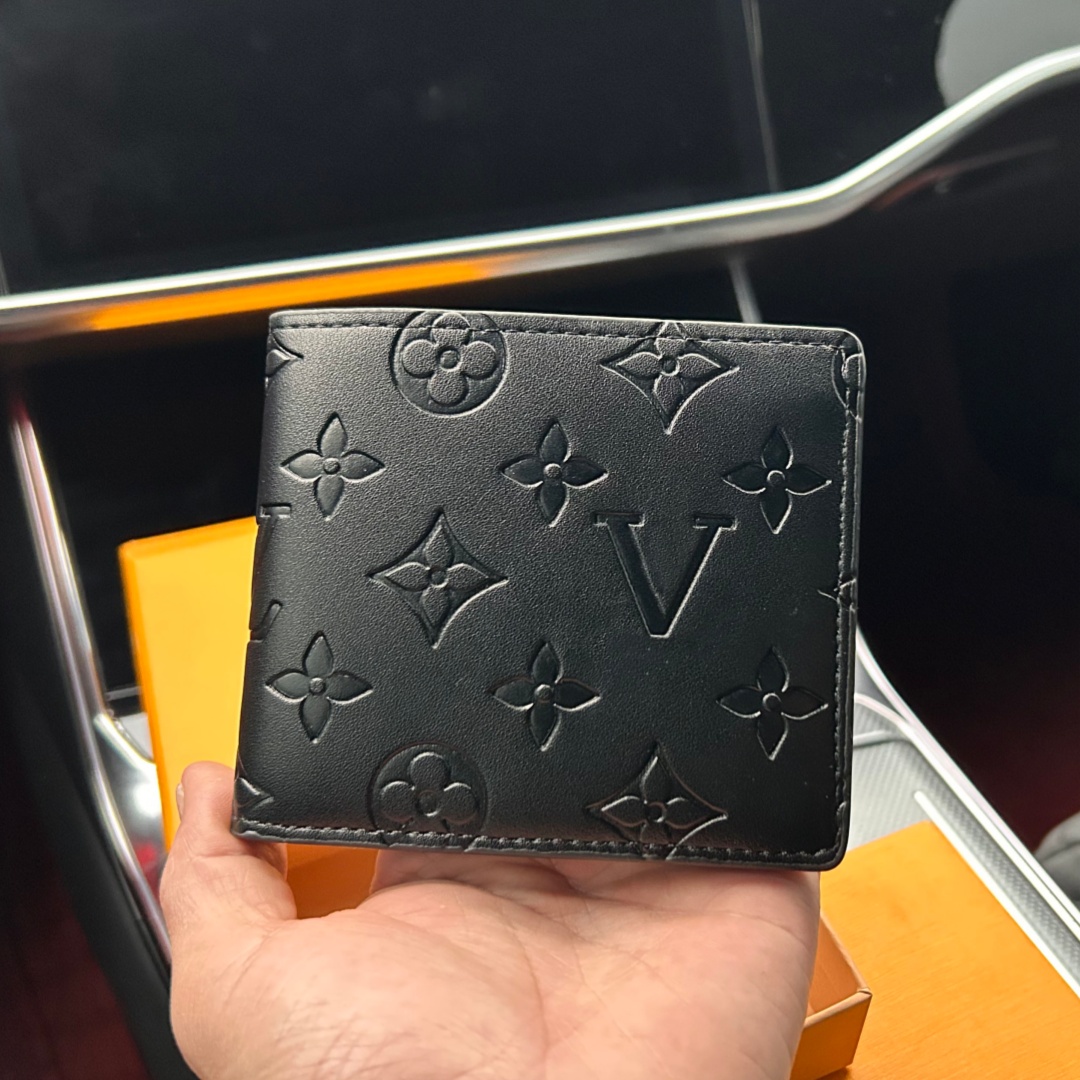 High quality Designers Luxury Genuine Leather Wallets cardholder France Paris plaid style luxurys mens wallet designers women wallet Purse Crossbody Bag with box