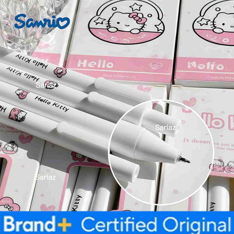 Sanrio 4Pcs/Set Hello Kitty Kawaii Gel Pens High - Value Cute Design Press - Type Writing Pens H251231