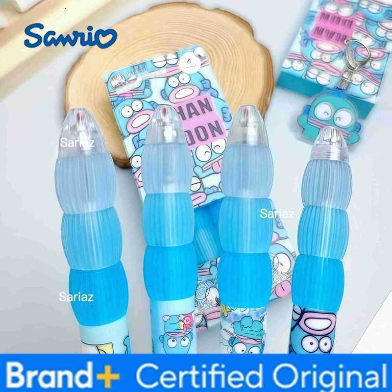 Sanrio 4PCS New Kawaii Hangyodon Retractable Gel Pens 05mm Ergonomic Grip Smooth Writing Cartoon Pattern for School Office H251231