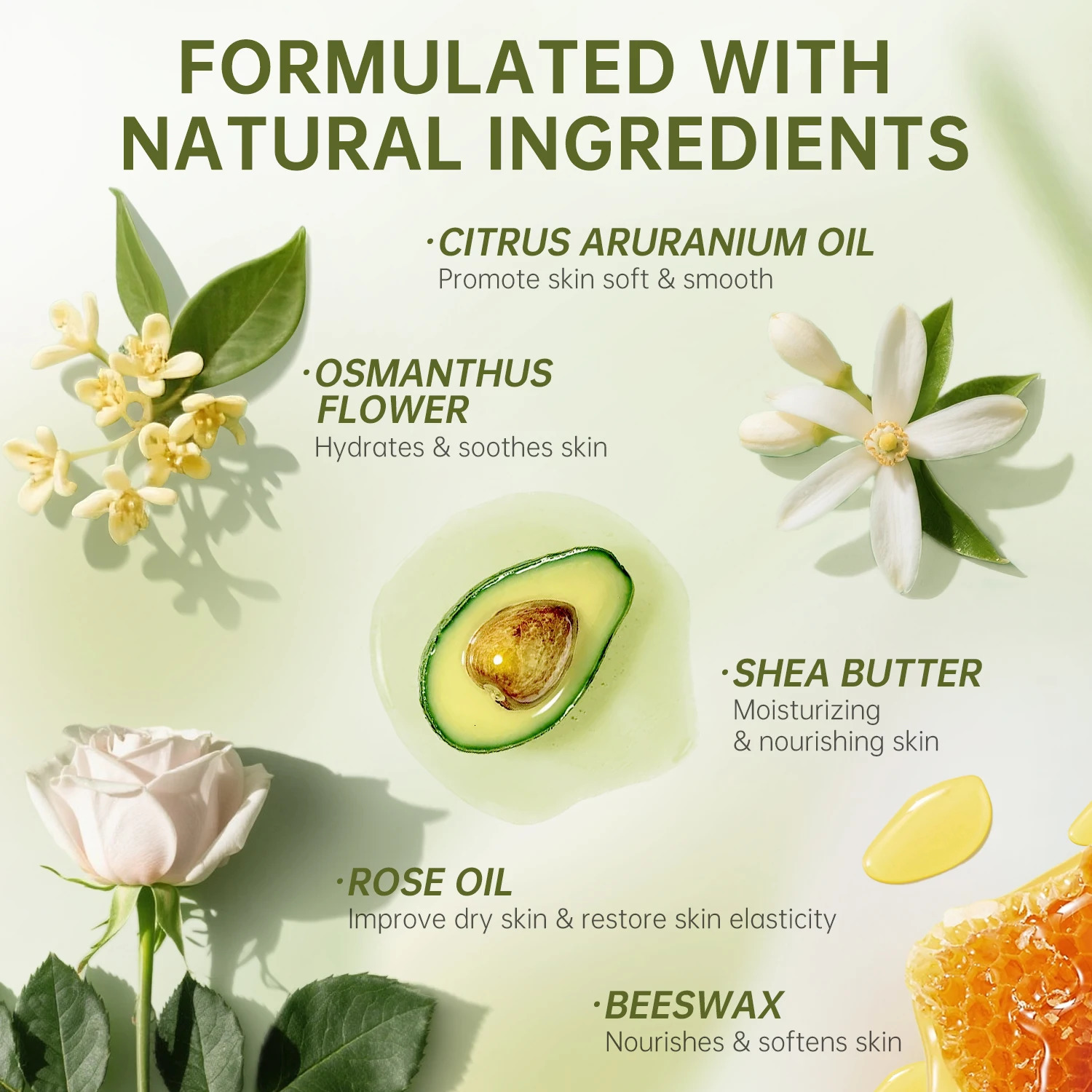 VETES 250g Body Scrub Avocado Scent r Dead Skin Soothing Glowing Exfoliation Scrub Wash Body Care Nourishing Luster Skin 251222