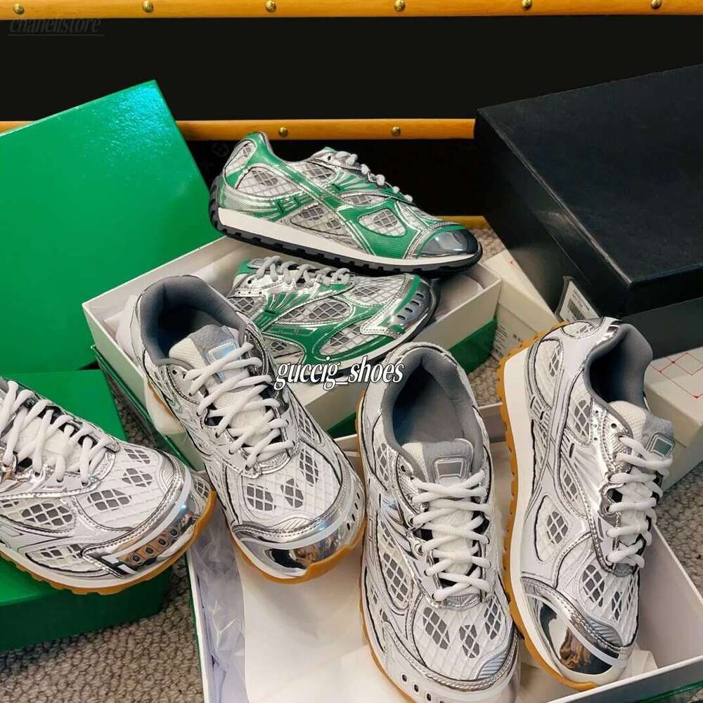 Designer Shoes Orbit Sneakers Men Women Sneakers Sports Breathable Leather Mesh Matching Lace Up Casual Thick Soled Mixed Color Running Shoes size 35-48