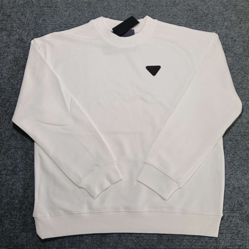 Prade Hoodie Mens Shirt Designer Pradsweater Terry Cotton Zipper Sweatshirt Designer Hoodies With Triangle Badge 420Gsm Round Neck For Men Women Praddhoodie 73C