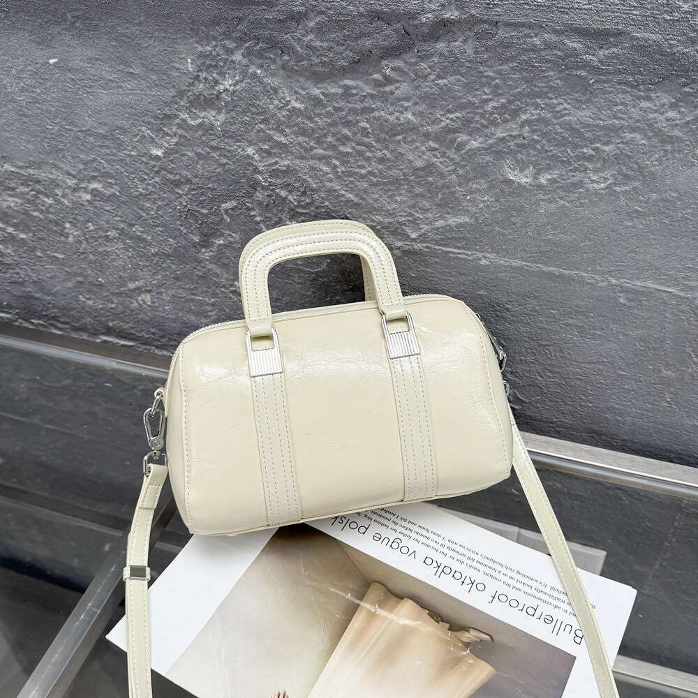 Luxury shoulder bag handbag Hobo large capacity Boston bag crossbody bag top layer cowhide explosive pattern women's bag simple leather SENYY