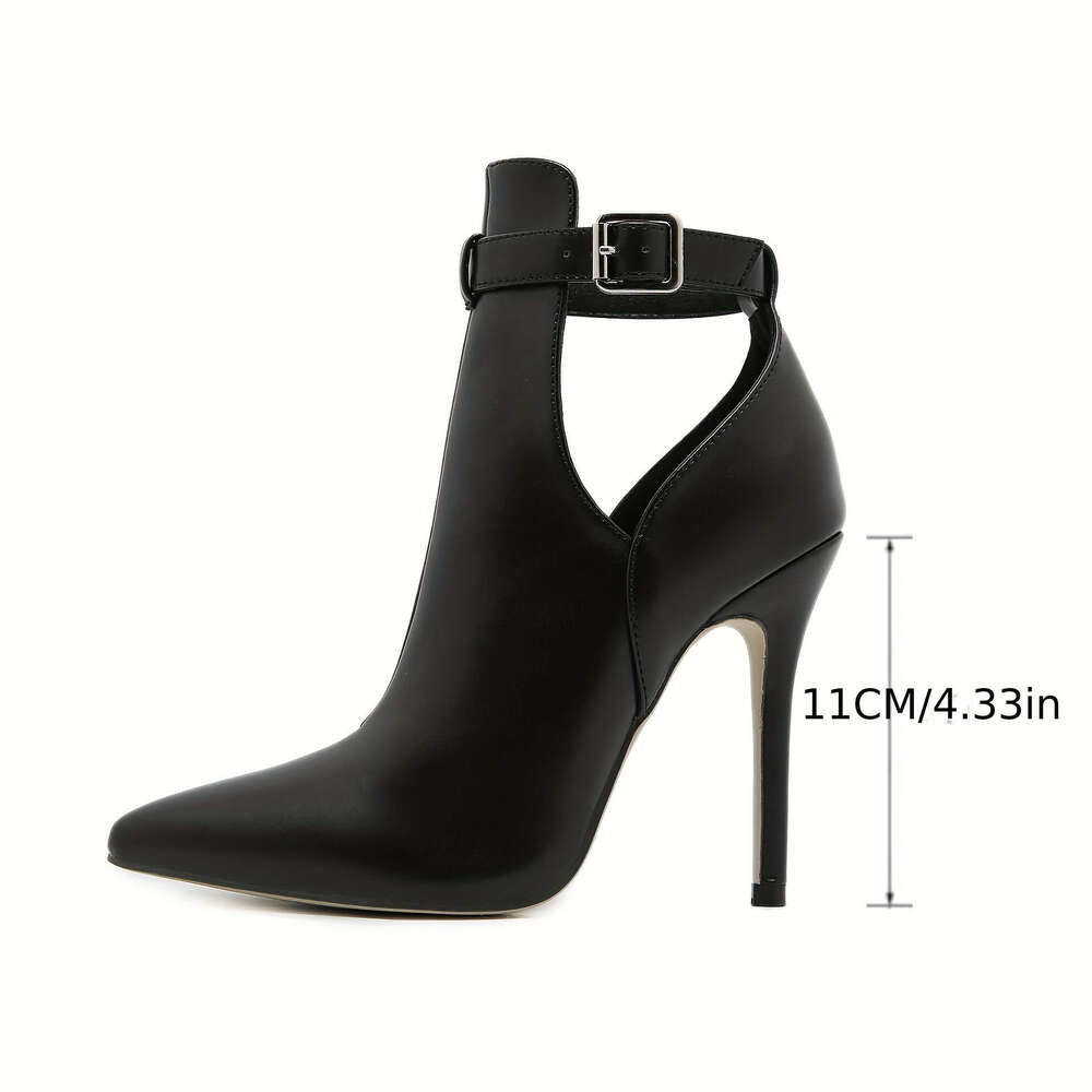 Designer Pleated Women Short Boots Fashion Elegant Pointed Toe Shoes Thin High Heels Ladies Knight Mid Calf Booties With Box MOJIDASHU