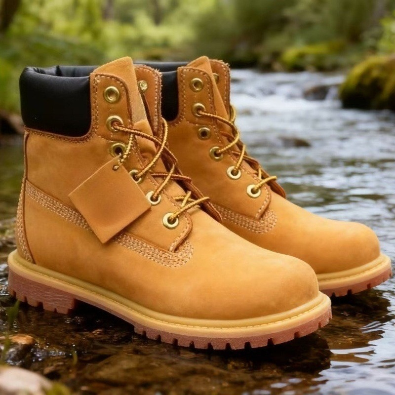 2026 Designer Luxury Tims Shoes Men Women Waterproof Ankle Classic Martin Shoe Cowboyboots Yellow Red Blue Black Pink Hiking Motorcycle Boots