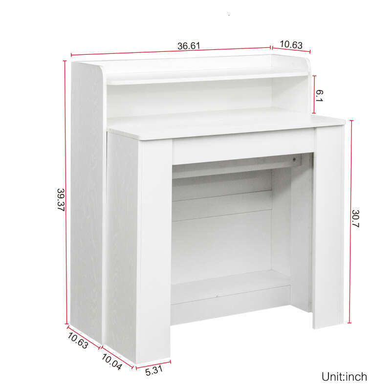 Modern Extendable Dining Table with Storage 9020 2004