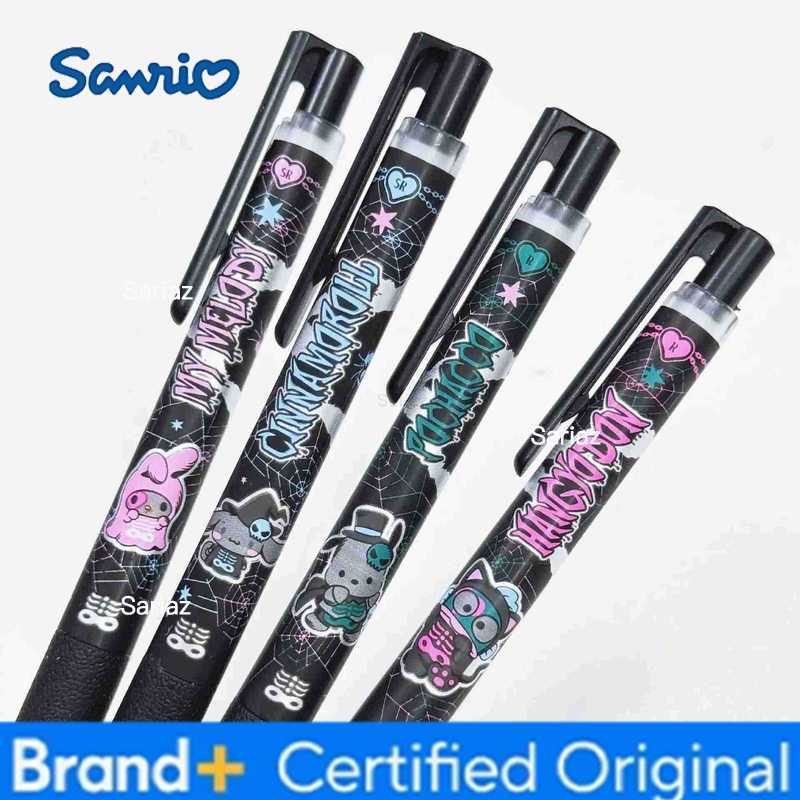 Sanrio 12pcs/lot Hangyodon Melody Kitty Press Gel Pen Cute 05mm Black Ink Neutral Pens Promotional Gift Office School Supplies H251231