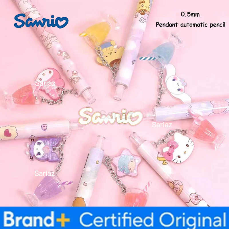 Sanrio 6-36pcs Cartoon Pendant Automatic Pencil Student Cute Automatic Pencil No Sharpening Pencil Student Writing Stationery H251231