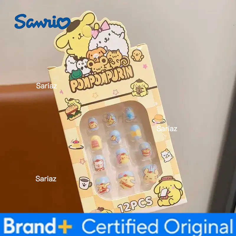 Sanrio Cartoon cartoon characters Kulomi Melody My melody Childrens nails Girls Manicure Three-dimensional wear Cartoon Cute Patch H251231