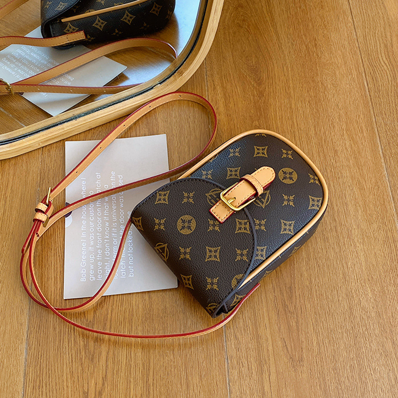 Free Shipping Luxury 2026 New Women's Printed Phone Crossbody Bag, Retro Small Square Shoulder Purse, High-End Fashion Mini Bag