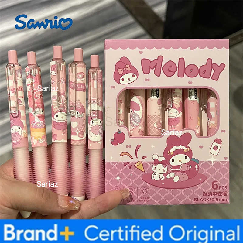 Sanrio Fat Soft Grip Not Tired Hand Student Quick Dry High Appearance Level Soft Silicone Press Neutral Pen High Appearance Leve H251231