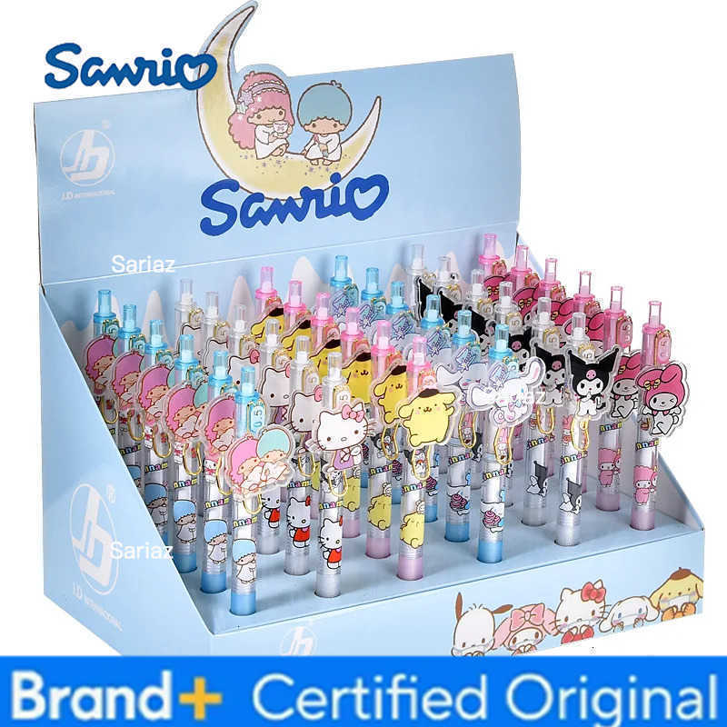 Sanrio Acrylic Series Click Gel Pen Cute Kawaii Writing Pen Student Study Stationery Journal Note Taking Gel Ink Pen H251231