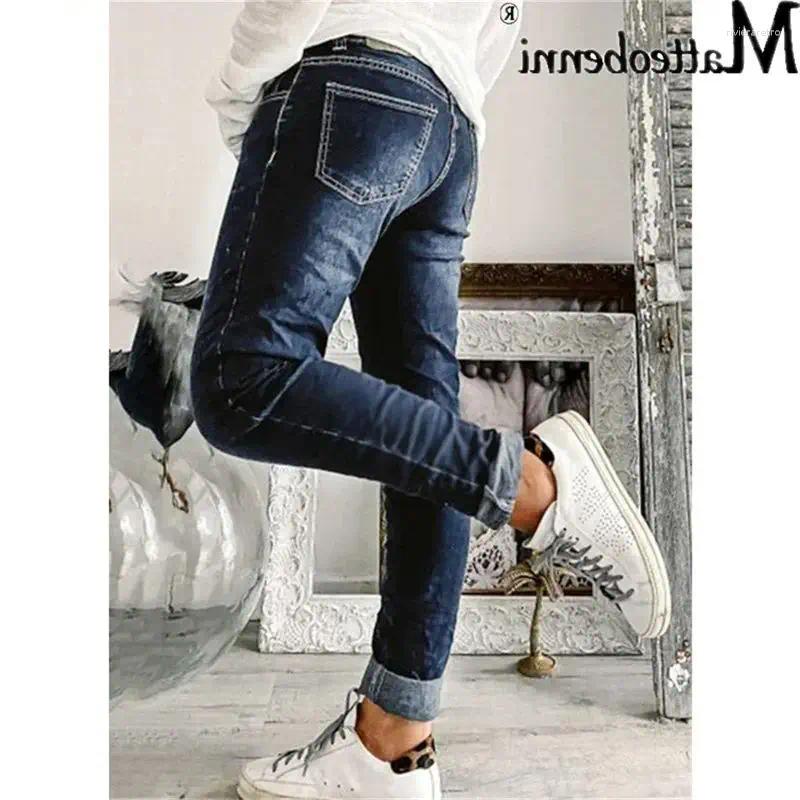 Women's Jeans Breasted For Women 2025 Mom High Waist Blue Loose Washed Fashion Straight Denim Pants Vintage Streetwear Z260313