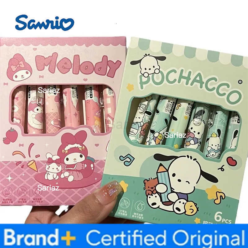 Sanrio Fat Soft Grip Not Tired Hand Student Quick Dry High Appearance Level Soft Silicone Press Neutral Pen High Appearance Leve H251231