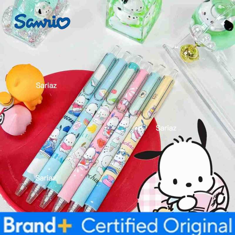 Sanrio 24pcs New Pochacco Gel Pen Cartoon Cute Student Writing Pen Stationery 05mm Black Press Neutral Pen ChildrenS Gift H251231