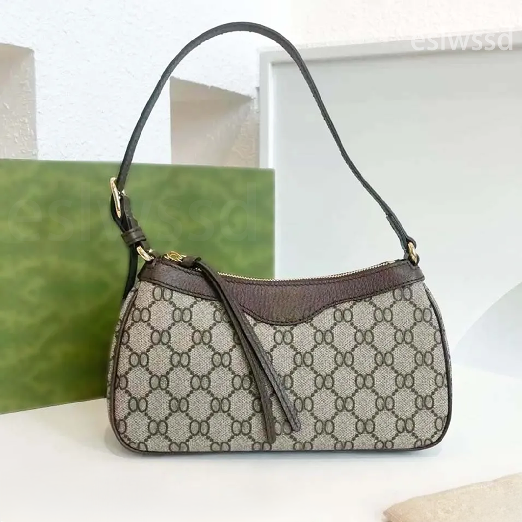 Designer bag Shoulder Bag Ophidiabag Crossbody Underarm Bag Brown Print Vintage Top Woman Bag Metal Chain Snake Wallets Classic Small Square Luxury Bag Mini Purses