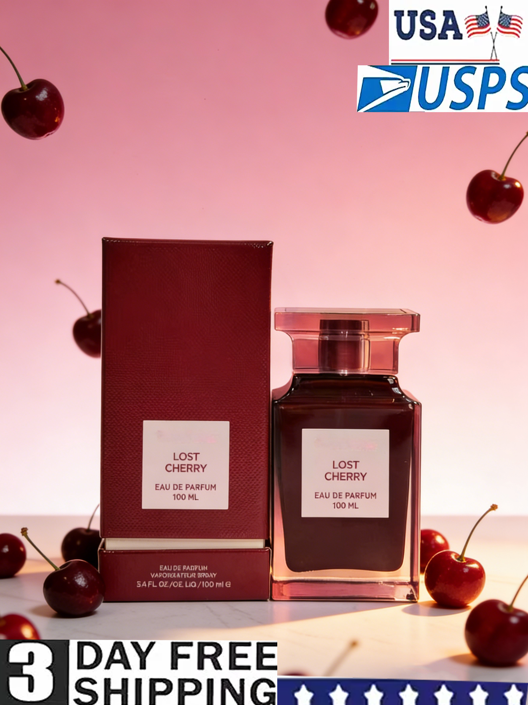 High-quality perfume, suitable for both men and women, spray bottle. High-quality colognes: LOST CHERRY, VANILLA SEX, OMBRE LEATHER.