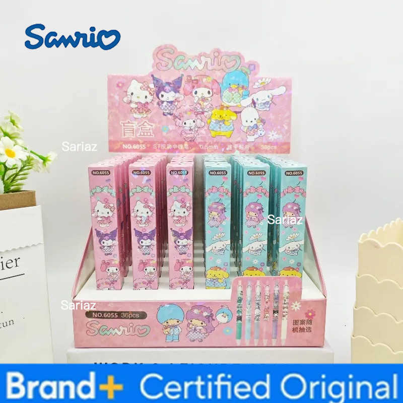Sanrio Hello Kitty Kuromi My Melody blind box pen creative high appearance student smooth quick-drying retractable gel pen gift H2512311