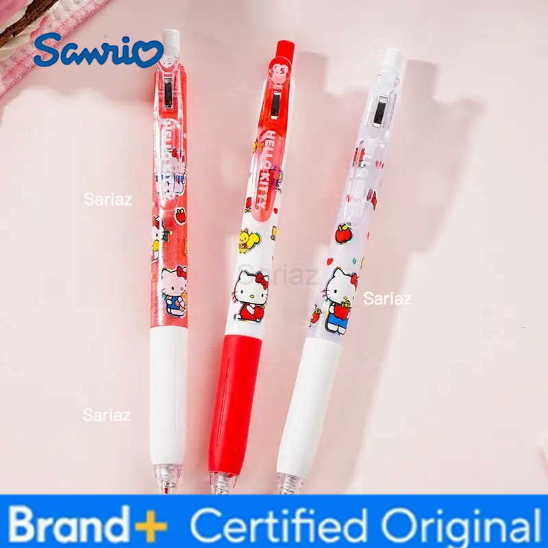 Sanrio New Hello Kitty Creative Cute Kawaii Students Special Gel Pen Cartoon Anime Peripheral Smooth Stationery Push Pen Gift H251231
