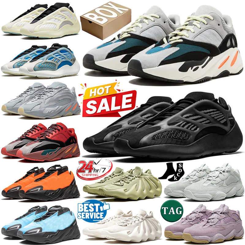 With box designer shoes running shoes mens womens platform sneakers Solid Grey Hi-Res Red blue Wash Orange static comfortable sports sneaker mesh trainers