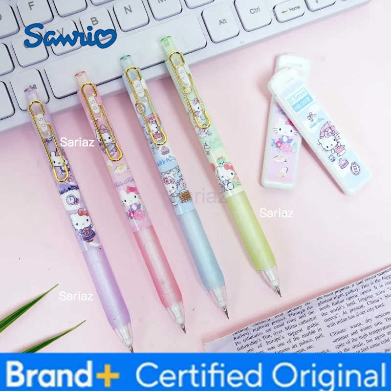 Sanrio 24set/lot Kawaii Kitty Mechanical Pencil Set Cute 05mm Drawing Writing Automatic Pen School Office Supplies H251231