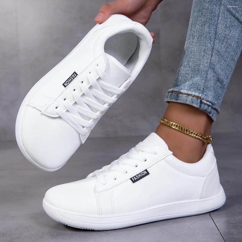 Casual Shoes Womens White Unisex Wide Version Minimalist Barefoot Sneakers Relaxing Gym For Spring Summer