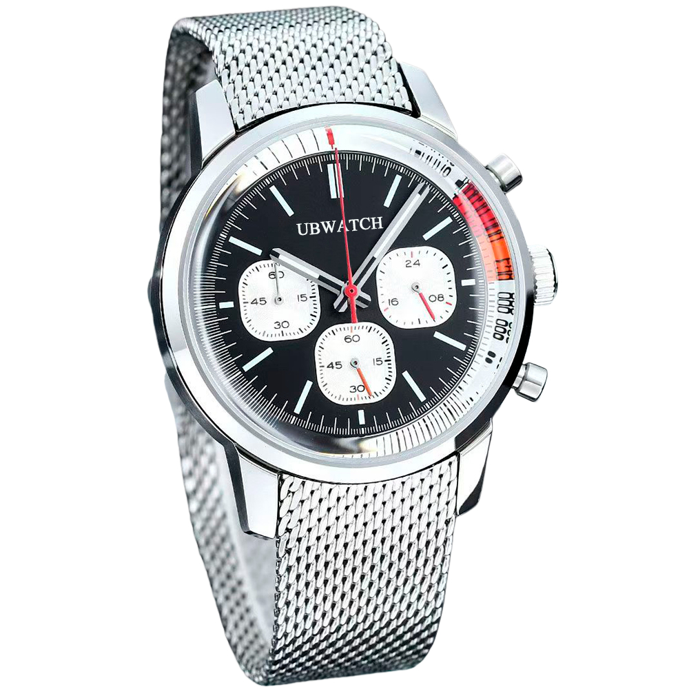 jason007 Luxury B1 Top Time Triumph Quartz VK chronometer Stainless Steel Dial Mens Watches Stainless Steel shelby cobra