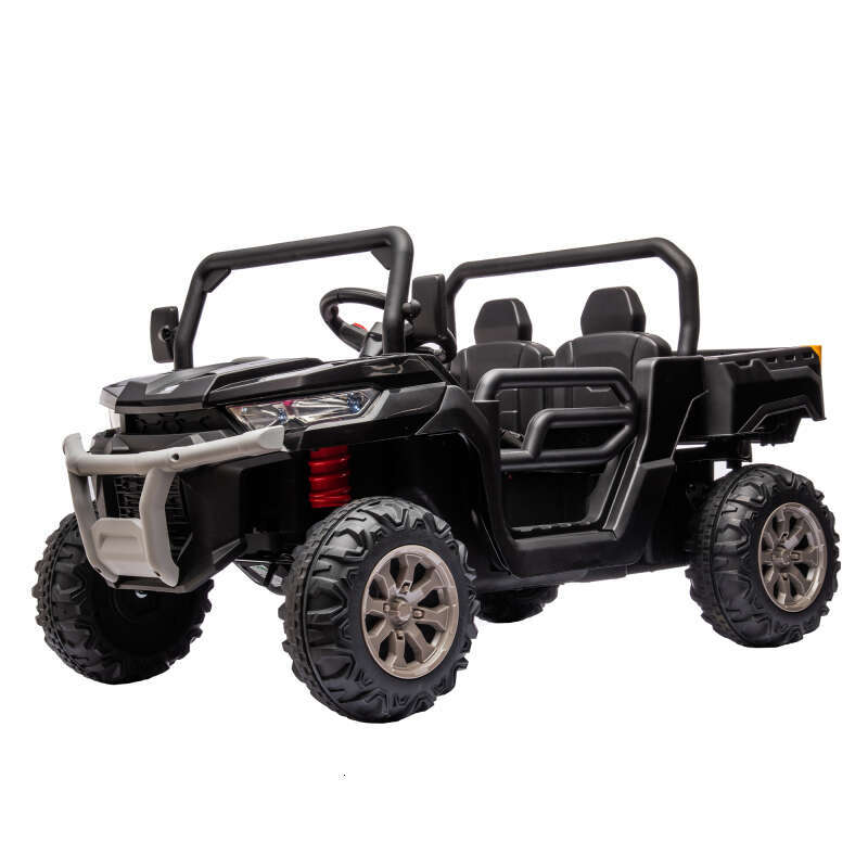 24V 2 Seater UTV 2x200W Motor Truck Dump Bed/Shovel Ride On Car Remote Control Electric Vehicle with Non-slip tyre for Boys Girls